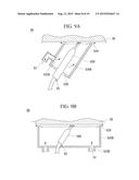 ADHERED SUBSTANCES REMOVING DEVICE, AND VAPOR DEPOSITION SYSTEM AND     REMOVAL METHOD USING SUCH ADHERED SUBSTANCES REMOVING DEVICE diagram and image