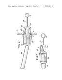 Automotive Tool for Engagement and Removal of an Inside Door Handle Cable     Sheath Bushing diagram and image