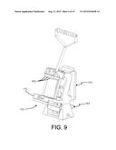 Julienning/Dicing Food Pusher Having Easy-Clean Configuration diagram and image