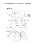 Food Product Cutting Apparatus Having Onboard Pusher and Blade Cartridge     Storage, and Pusher/Blade Cartridge Sets Suitable Therefor diagram and image