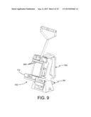 Hand Operated Food Cutting Apparatus Having a Self-Stabilizing Pusher-Arm     Mechanism and a Food-Stabilizing Pusher-Arm Mechanism for a Food Cutting     Apparatus diagram and image