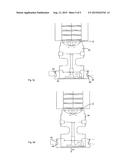 BLOW MOULDING MACHINE WITH CENTERING OF THE BASE OF THE BLOW MOULD diagram and image