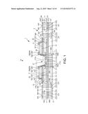 CONDUCTION STRUCTURE, METHOD OF MANUFACTURING CONDUCTION STRUCTURE,     DROPLET EJECTING HEAD, AND PRINTING APPARATUS diagram and image