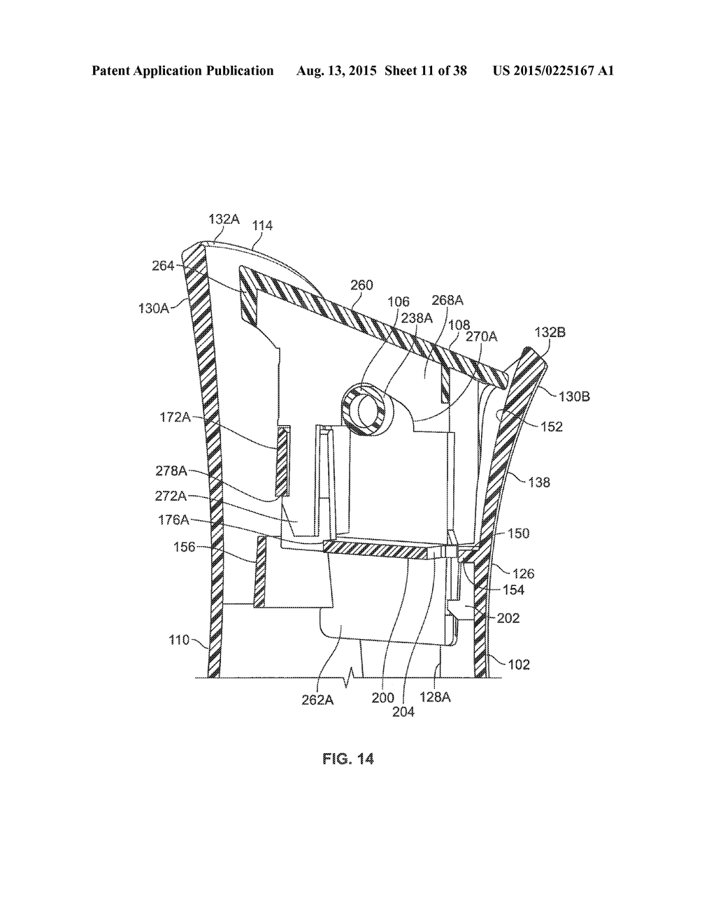 SHROUD AND DISPENSING SYSTEM FOR A HANDHELD CONTAINER - diagram, schematic, and image 12