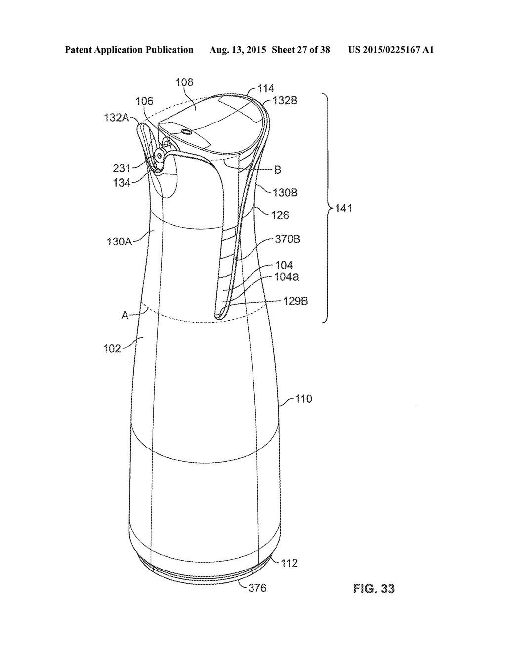 SHROUD AND DISPENSING SYSTEM FOR A HANDHELD CONTAINER - diagram, schematic, and image 28