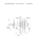 DISPLAY SYSTEM WITH A TRANSPARENT PROJECTION SURFACE WITH REDUCED BLOW-BY diagram and image