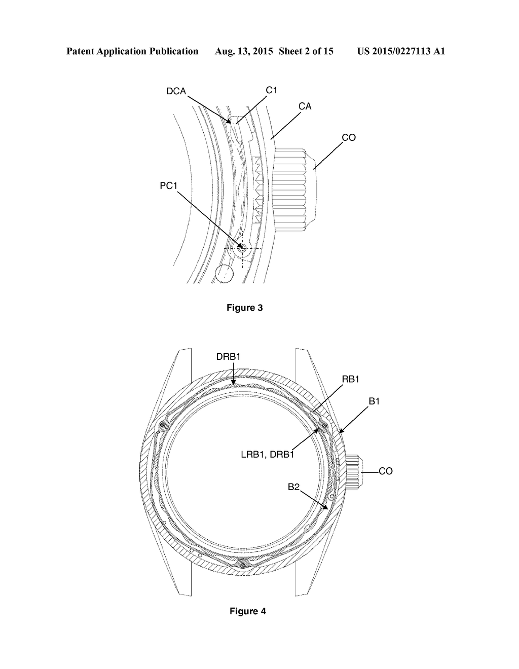 WATCH CASE ROTATING BEZEL - diagram, schematic, and image 03