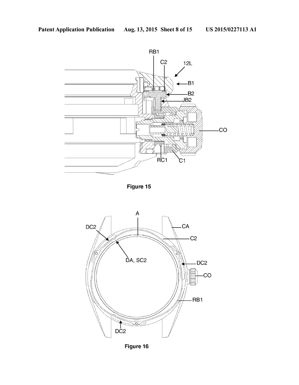 WATCH CASE ROTATING BEZEL - diagram, schematic, and image 09