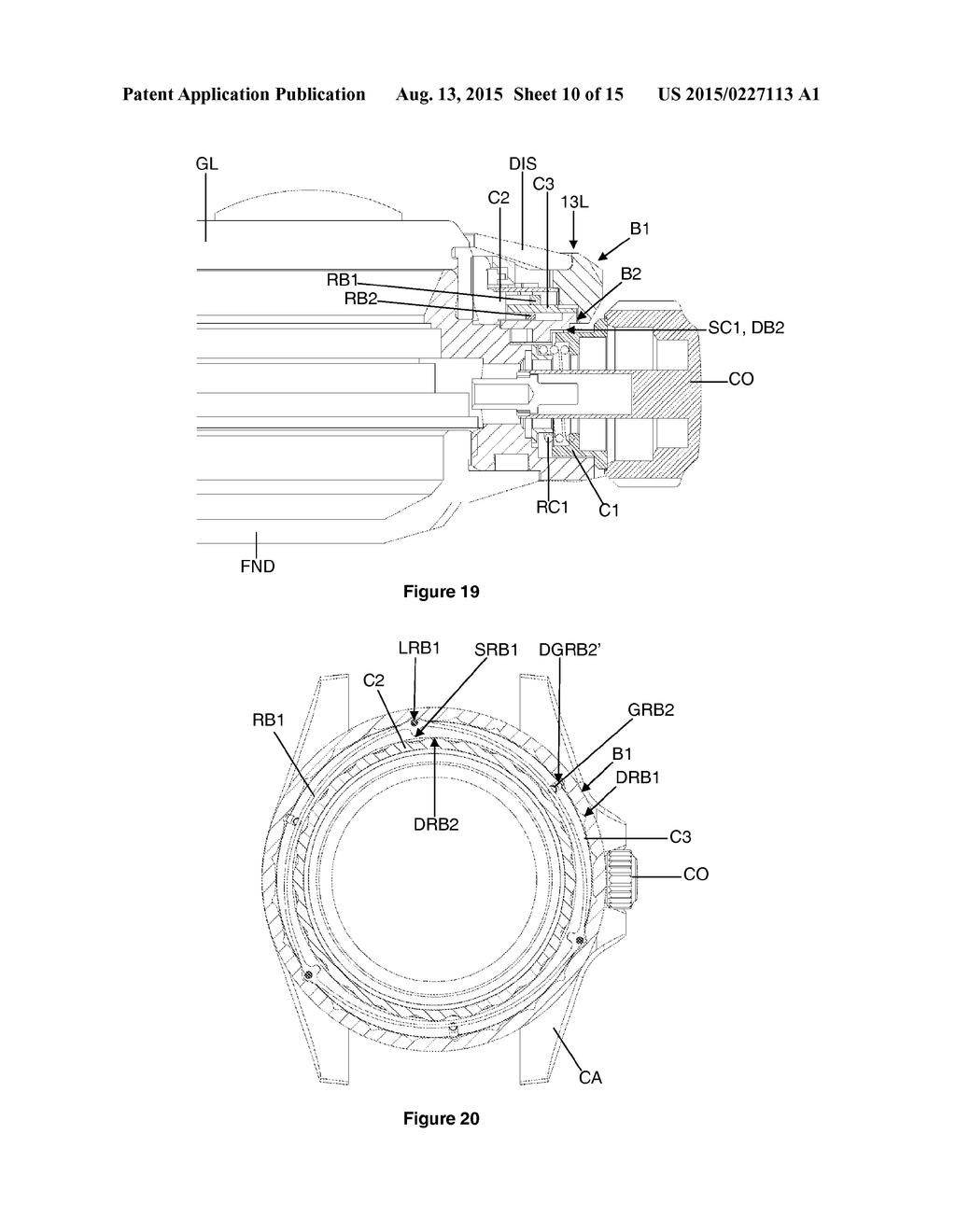 WATCH CASE ROTATING BEZEL - diagram, schematic, and image 11