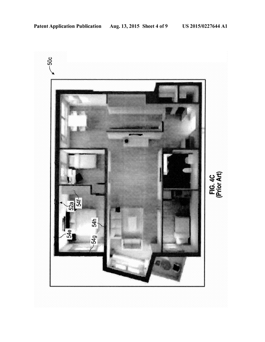 METHOD AND SYSTEM FOR DISPLAYING ROOM INTERIORS ON A FLOOR PLAN - diagram, schematic, and image 05