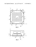 SUBSTRATE WITH CORNER CUT-OUTS AND SEMICONDUCTOR DEVICE ASSEMBLED     THEREWITH diagram and image