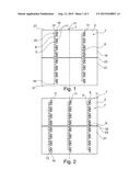 METHOD FOR FABRICATING A SOLAR MODULE OF REAR CONTACT SOLAR CELLS USING     LINEAR RIBBON-TYPE CONNECTOR STRIPS AND RESPECTIVE SOLAR MODULE diagram and image