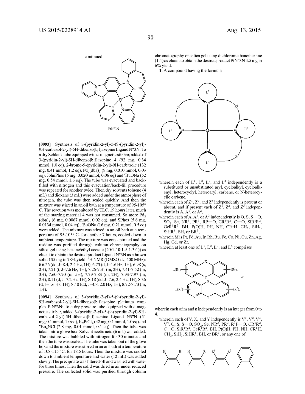 METAL COMPOUNDS, METHODS, AND USES THEREOF - diagram, schematic, and image 92