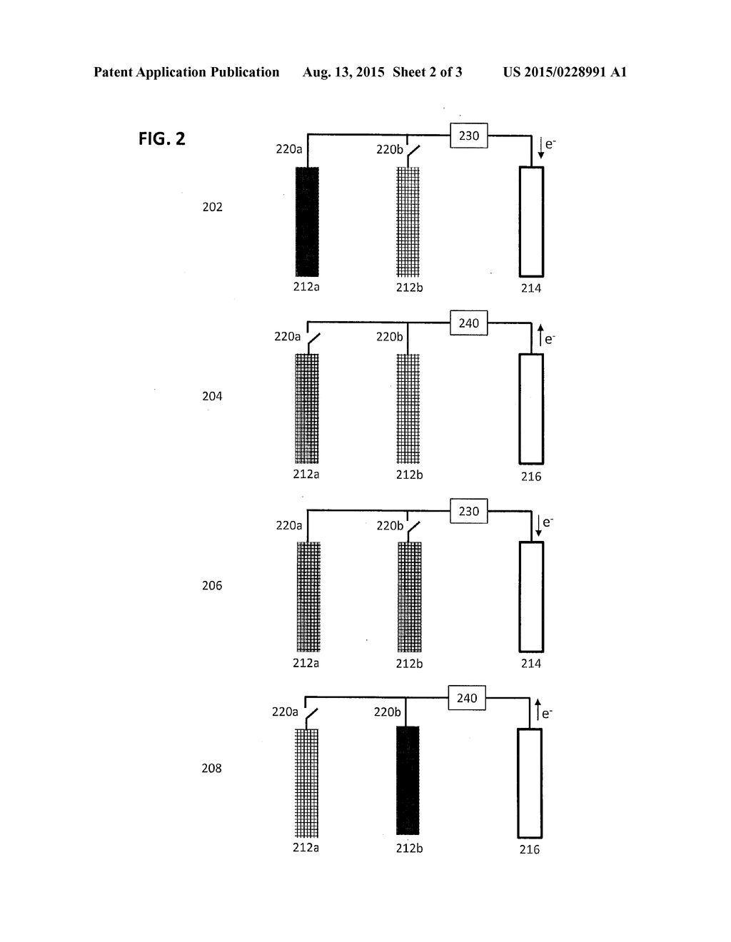 METHOD OF OPERATING ELECTROCHEMICAL CELLS COMPRISING ELECTRODEPOSITED FUEL - diagram, schematic, and image 03