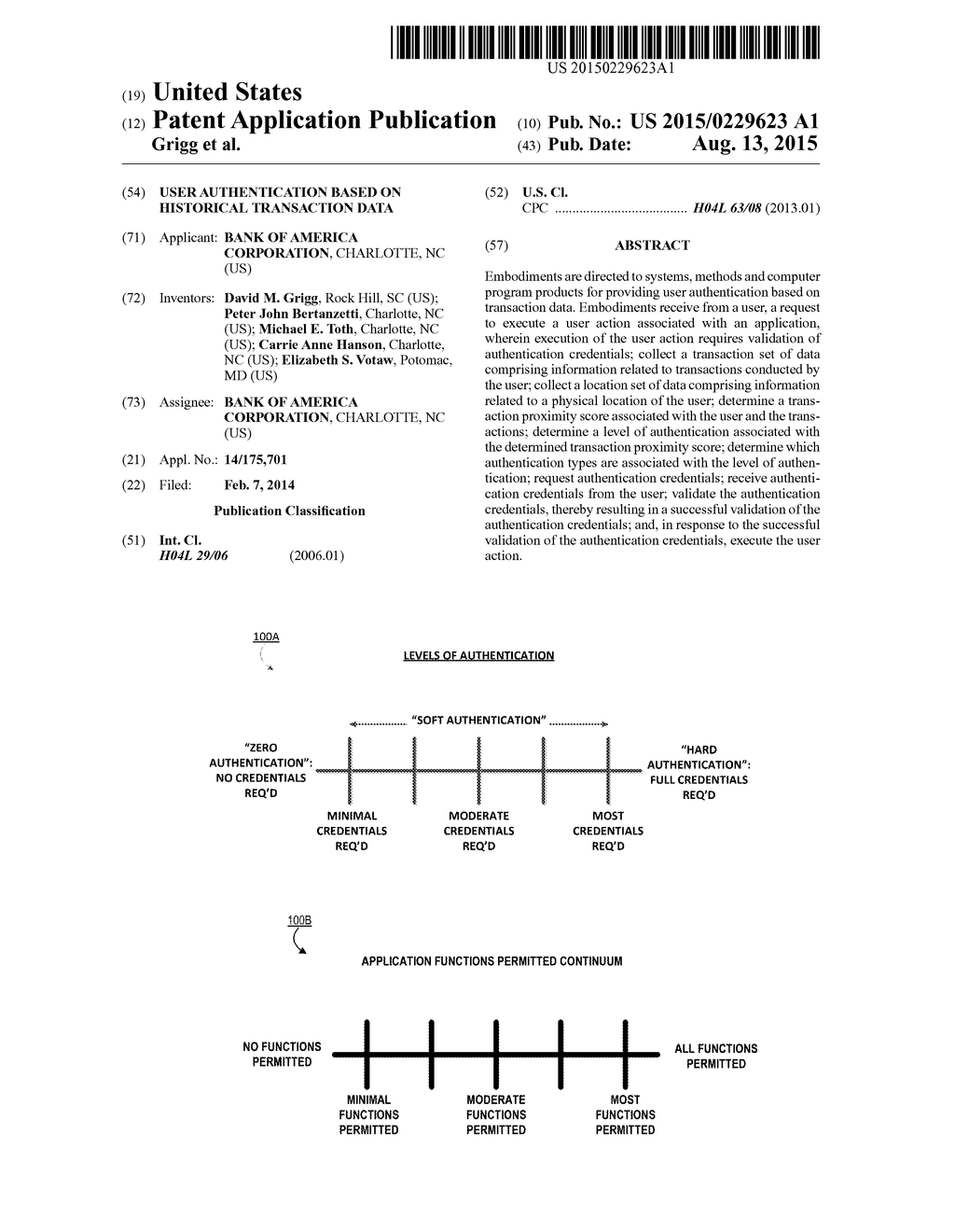 USER AUTHENTICATION BASED ON HISTORICAL TRANSACTION DATA - diagram, schematic, and image 01