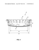 CROWN-TYPE METAL CAP FOR SEALING A METAL BOTTLE diagram and image