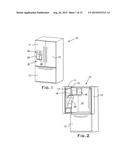 SINGLE PADDLE ICE AND WATER DISPENSER diagram and image