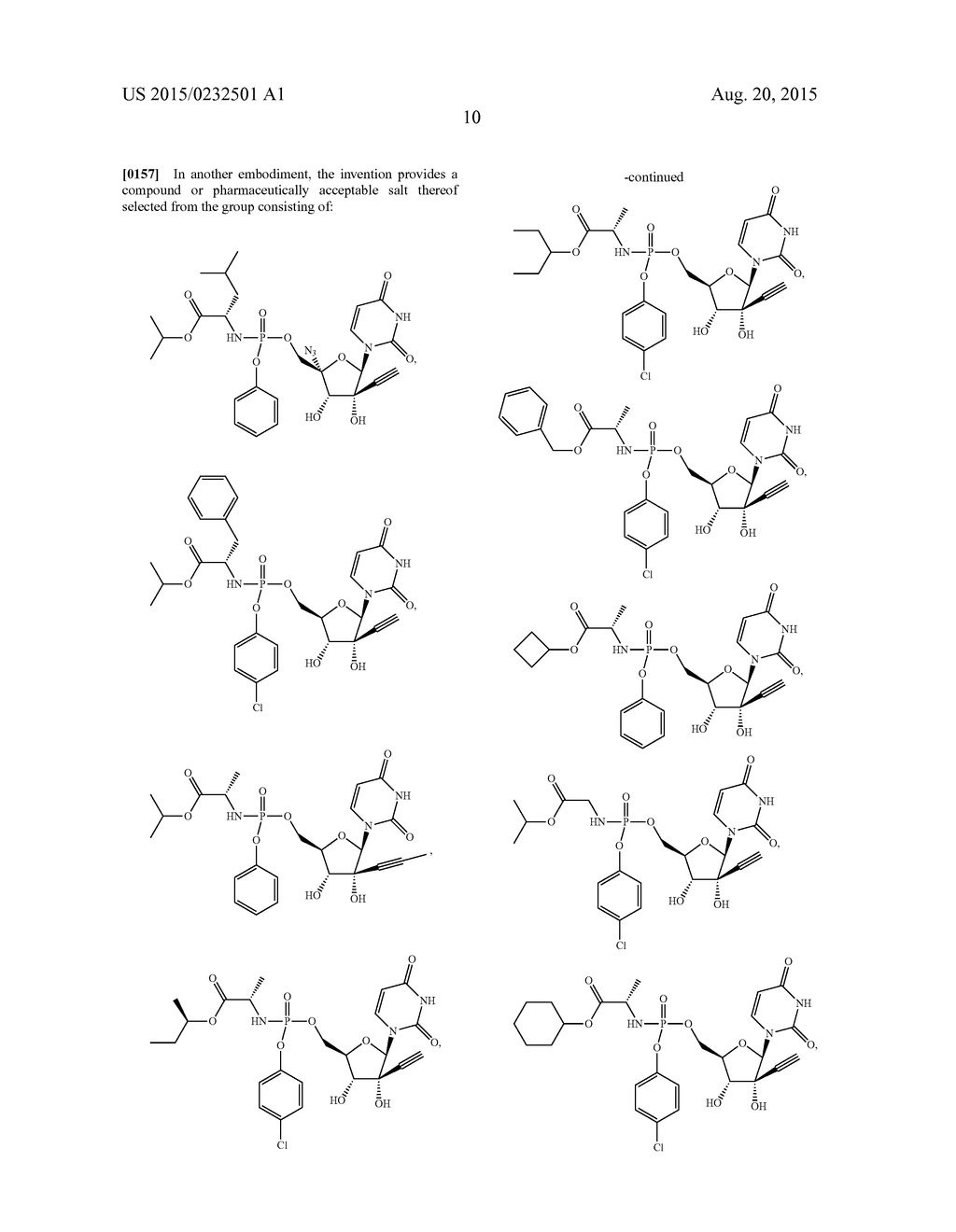 2'-Ethynyl Nucleoside Derivatives for Treatment of Viral Infections - diagram, schematic, and image 11