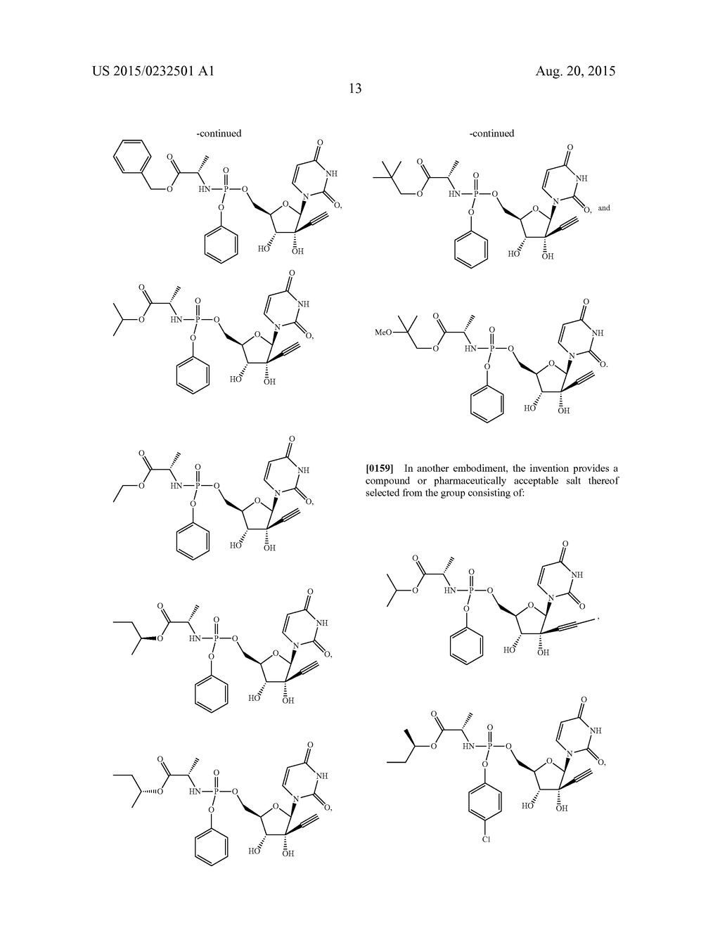 2'-Ethynyl Nucleoside Derivatives for Treatment of Viral Infections - diagram, schematic, and image 14