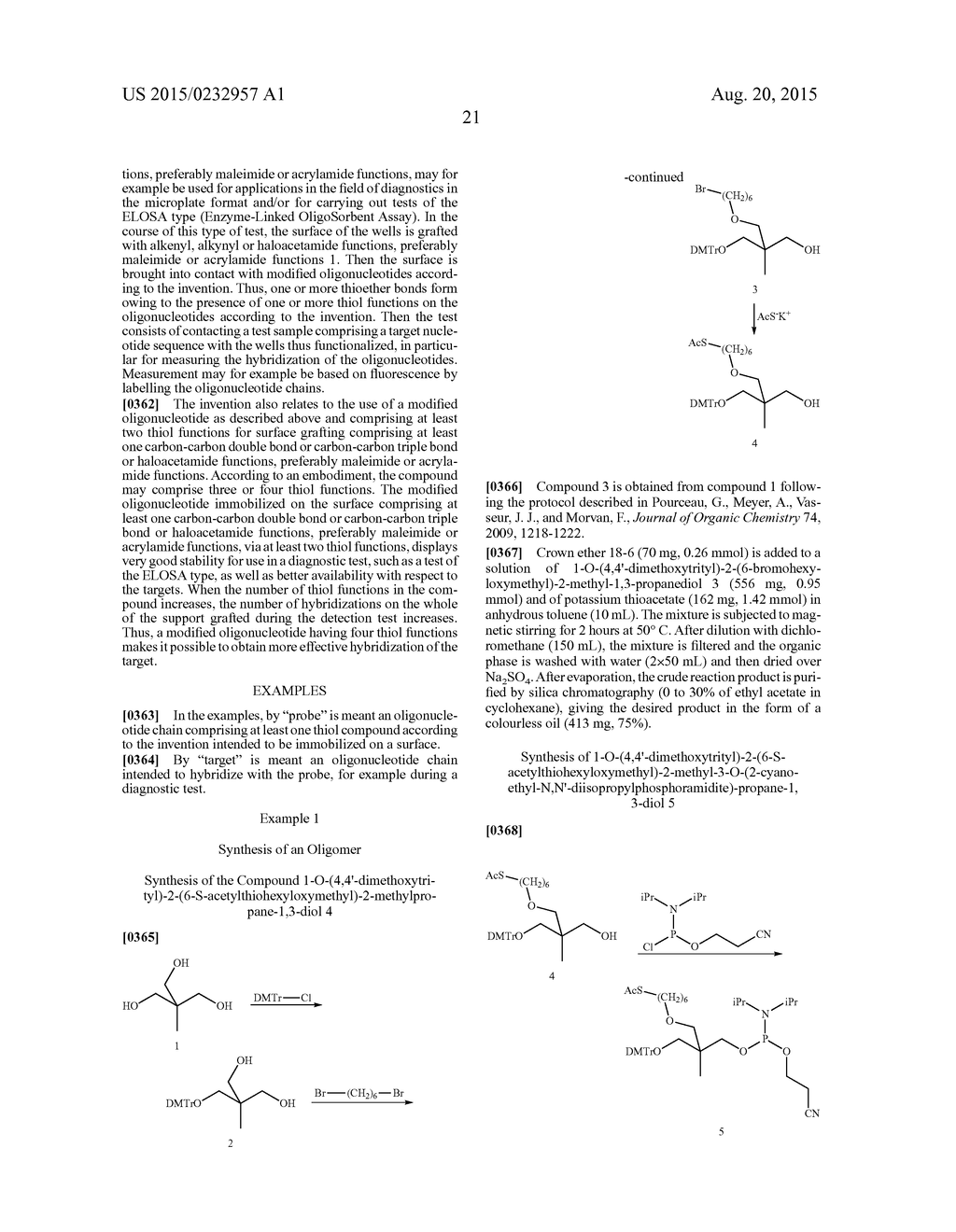 MODIFIED OLIGONUCLEOTIDES COMPRISING THIOL FUNCTIONS AND USE THEREOF FOR     DETECTING NUCLEIC ACIDS - diagram, schematic, and image 46