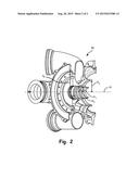 FIRST STAGE TURBINE HOUSING FOR AN AIR CYCLE MACHINE diagram and image