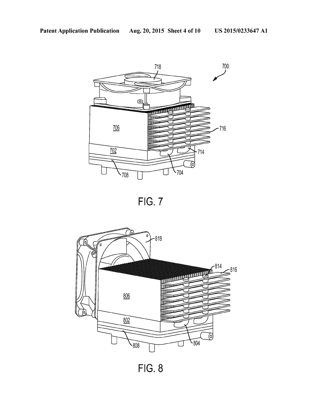 METHOD AND SYSTEM OF HEAT DISSIPATION UTILIZING A HEAT PIPE IN COMBINATION     WITH AN EXTRUDED HEAT SINK - diagram, schematic, and image 05