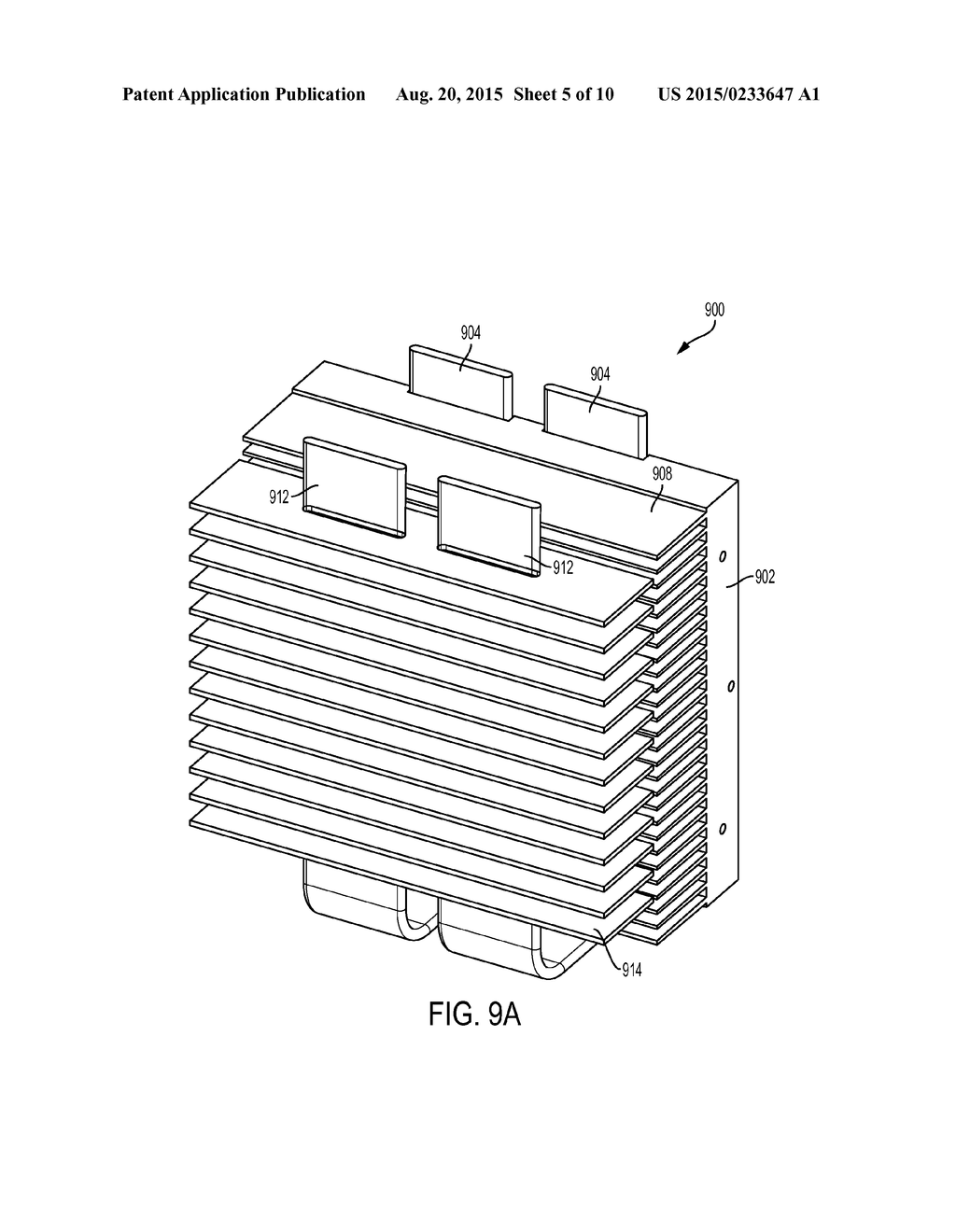 METHOD AND SYSTEM OF HEAT DISSIPATION UTILIZING A HEAT PIPE IN COMBINATION     WITH AN EXTRUDED HEAT SINK - diagram, schematic, and image 06