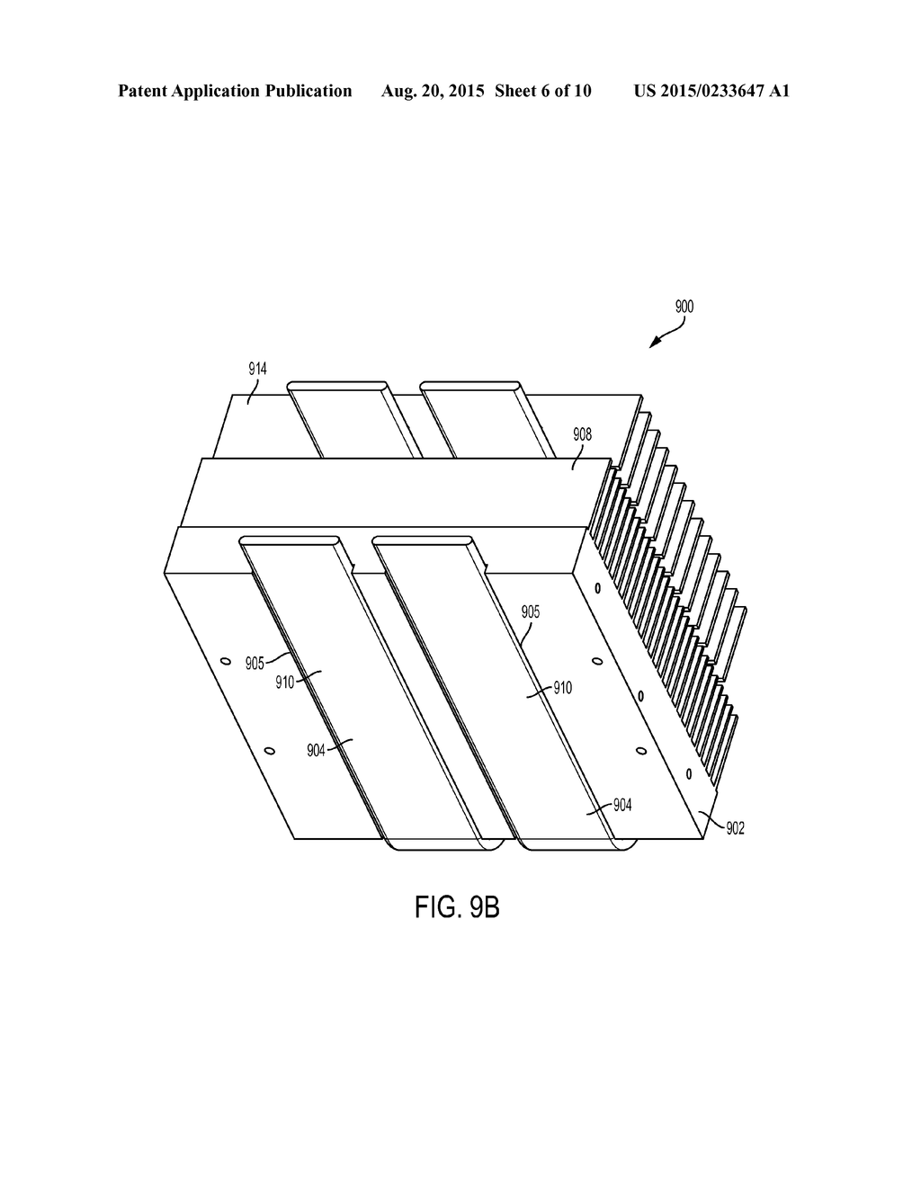 METHOD AND SYSTEM OF HEAT DISSIPATION UTILIZING A HEAT PIPE IN COMBINATION     WITH AN EXTRUDED HEAT SINK - diagram, schematic, and image 07