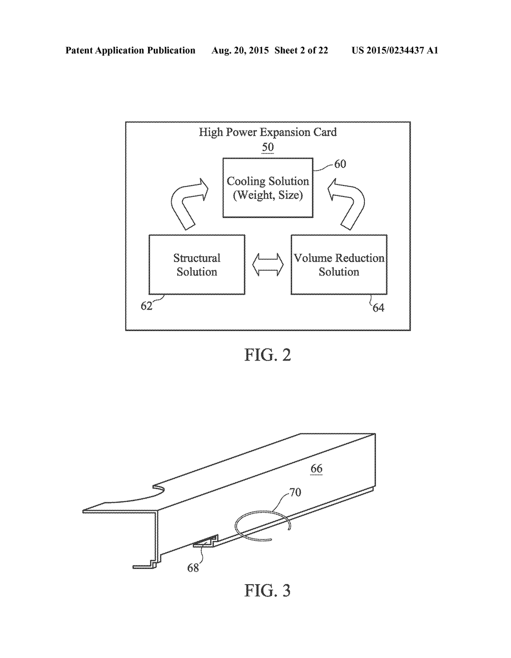 EXPANSION CARD HAVING SYNERGISTIC COOLING, STRUCTURAL AND VOLUME REDUCTION     SOLUTIONS - diagram, schematic, and image 03