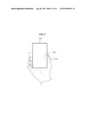 USER INPUT PROCESSING METHOD AND APPARATUS USING VISION SENSOR diagram and image