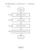 TRACKING RECITATION OF TEXT diagram and image