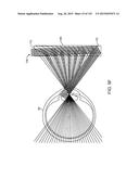 DELIVERING LIGHT BEAMS THROUGH OPTICAL FIBER CORES AT A PLURALITY OF     ANGLES FOR AUGMENTED OR VIRTUAL REALITY diagram and image