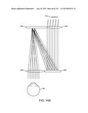 DELIVERING LIGHT BEAMS THROUGH OPTICAL FIBER CORES AT A PLURALITY OF     ANGLES FOR AUGMENTED OR VIRTUAL REALITY diagram and image