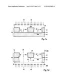 METHOD FOR STRUCTURING A LAYERED STRUCTURE FROM TWO SEMICONDUCTOR LAYERS,     AND MICROMECHANICAL COMPONENT diagram and image