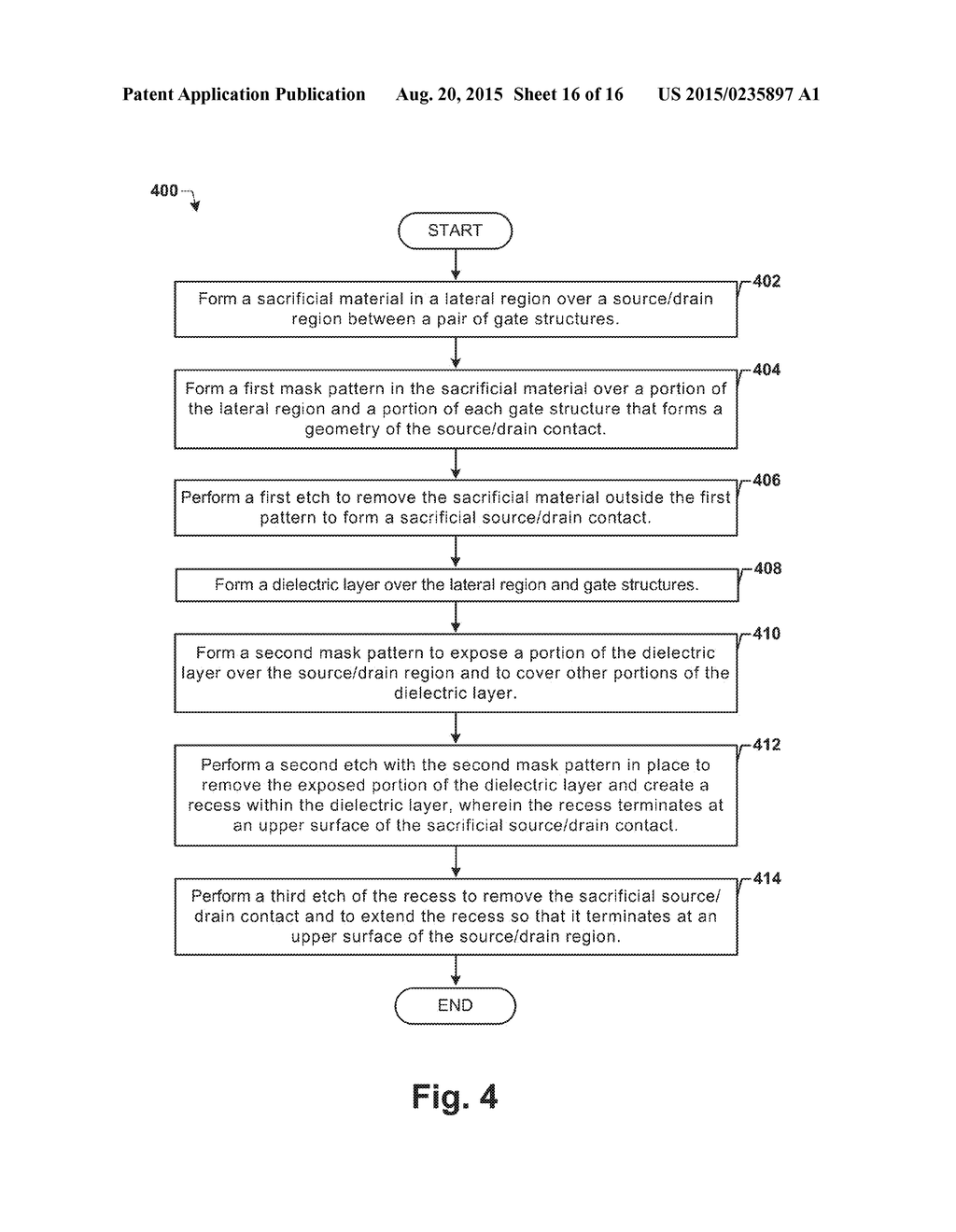 Reverse Tone Self-Aligned Contact - diagram, schematic, and image 17