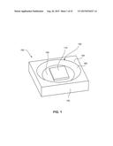 LED PACKAGE HAVING MUSHROOM-SHAPED LENS WITH VOLUME DIFFUSER diagram and image