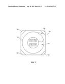 LED PACKAGE HAVING MUSHROOM-SHAPED LENS WITH VOLUME DIFFUSER diagram and image