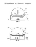 LED PACKAGE HAVING MUSHROOM-SHAPED LENS WITH VOLUME DIFFUSER diagram and image