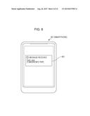 INFORMATION NOTIFICATION DEVICE AND INFORMATION NOTIFICATION METHOD, AND     INFORMATION RECEPTION DEVICE AND INFORMATION RECEPTION METHOD diagram and image