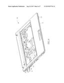 HOLDING DEVICE ADAPTED TO CASING OF ELECTRONIC DEVICE AND ELECTRONIC     DEVICE THEREWITH diagram and image