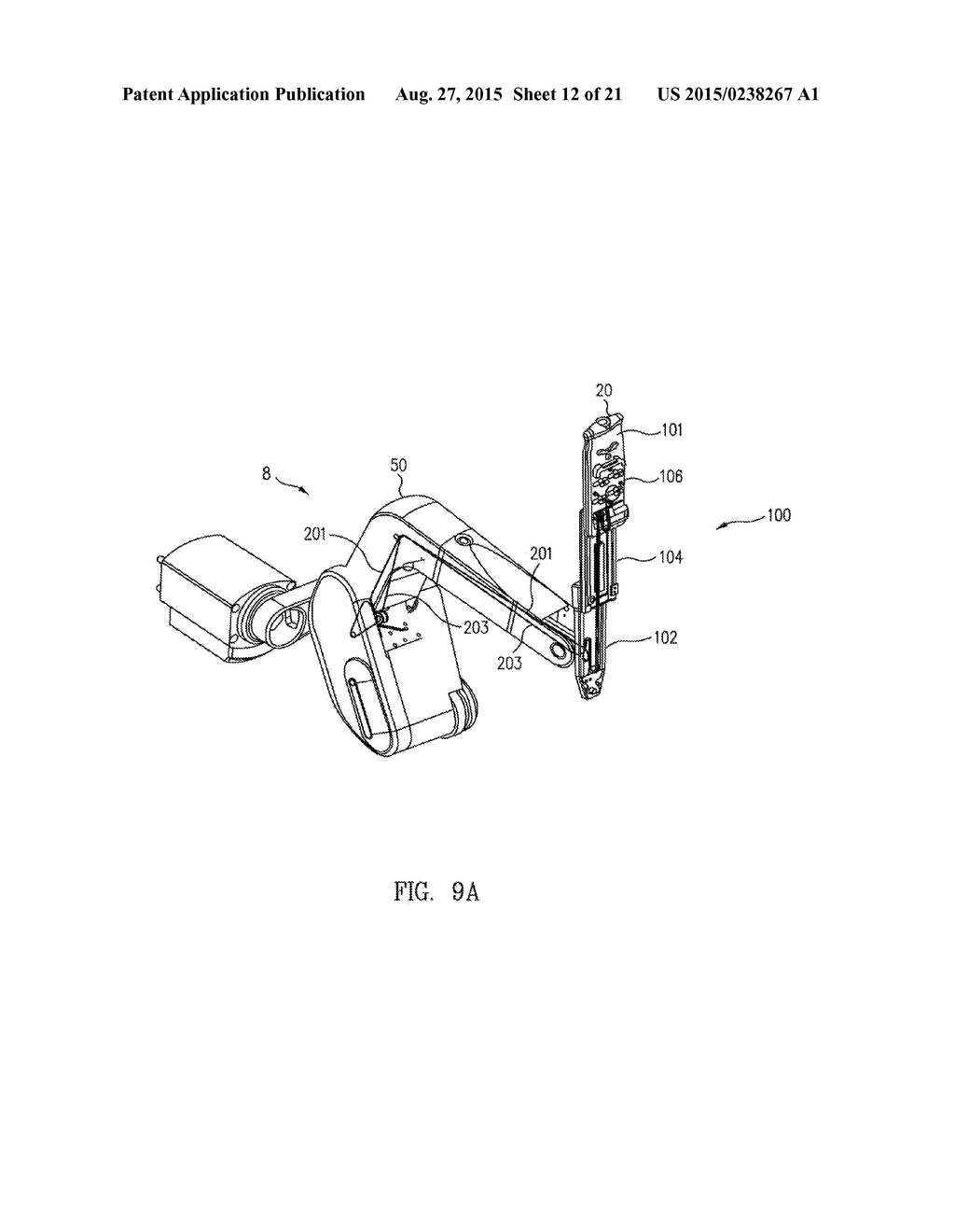 Cable Tensioning In A Robotic Surgical System - diagram, schematic, and image 13