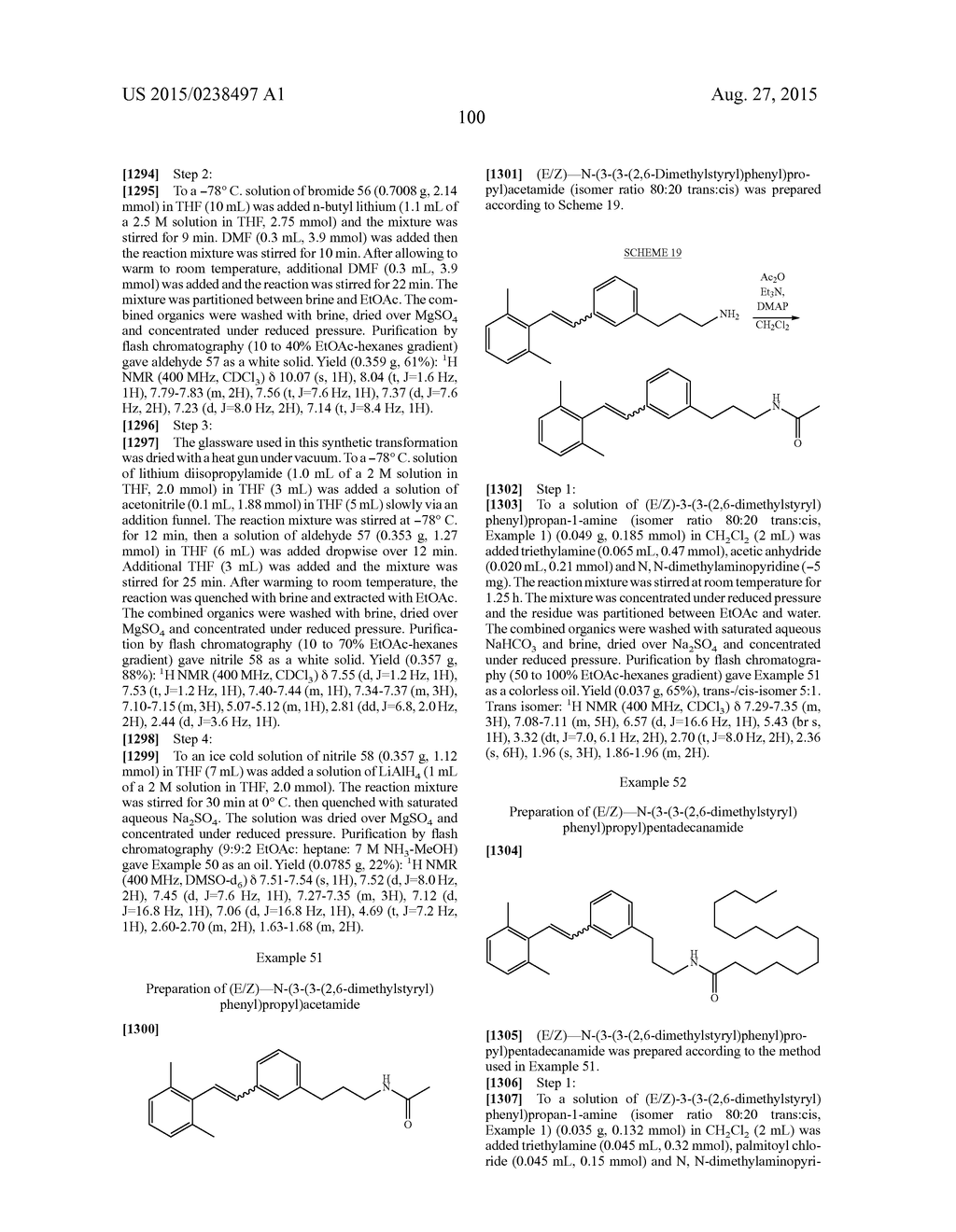 STYRENYL DERIVATIVE COMPOUNDS FOR TREATING OPHTHALMIC DISEASES AND     DISORDERS - diagram, schematic, and image 103