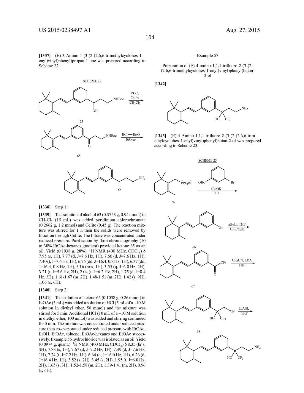 STYRENYL DERIVATIVE COMPOUNDS FOR TREATING OPHTHALMIC DISEASES AND     DISORDERS - diagram, schematic, and image 107