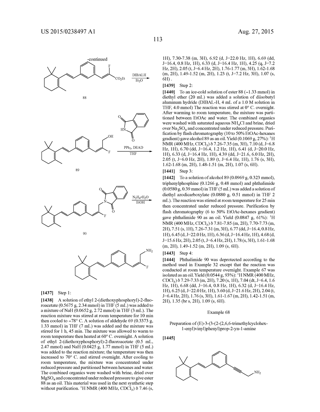 STYRENYL DERIVATIVE COMPOUNDS FOR TREATING OPHTHALMIC DISEASES AND     DISORDERS - diagram, schematic, and image 116
