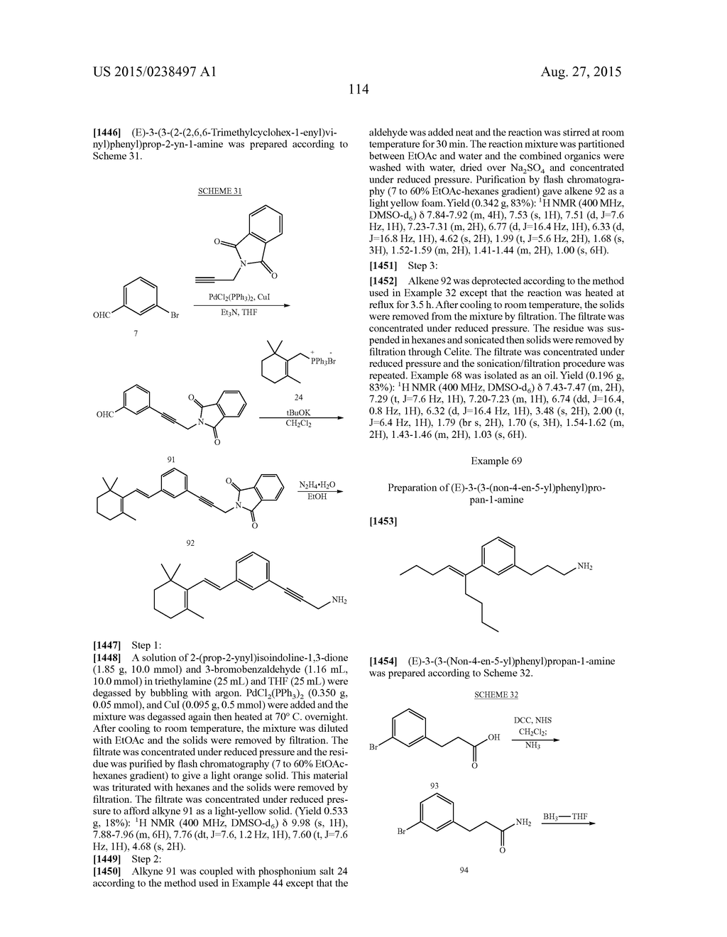 STYRENYL DERIVATIVE COMPOUNDS FOR TREATING OPHTHALMIC DISEASES AND     DISORDERS - diagram, schematic, and image 117