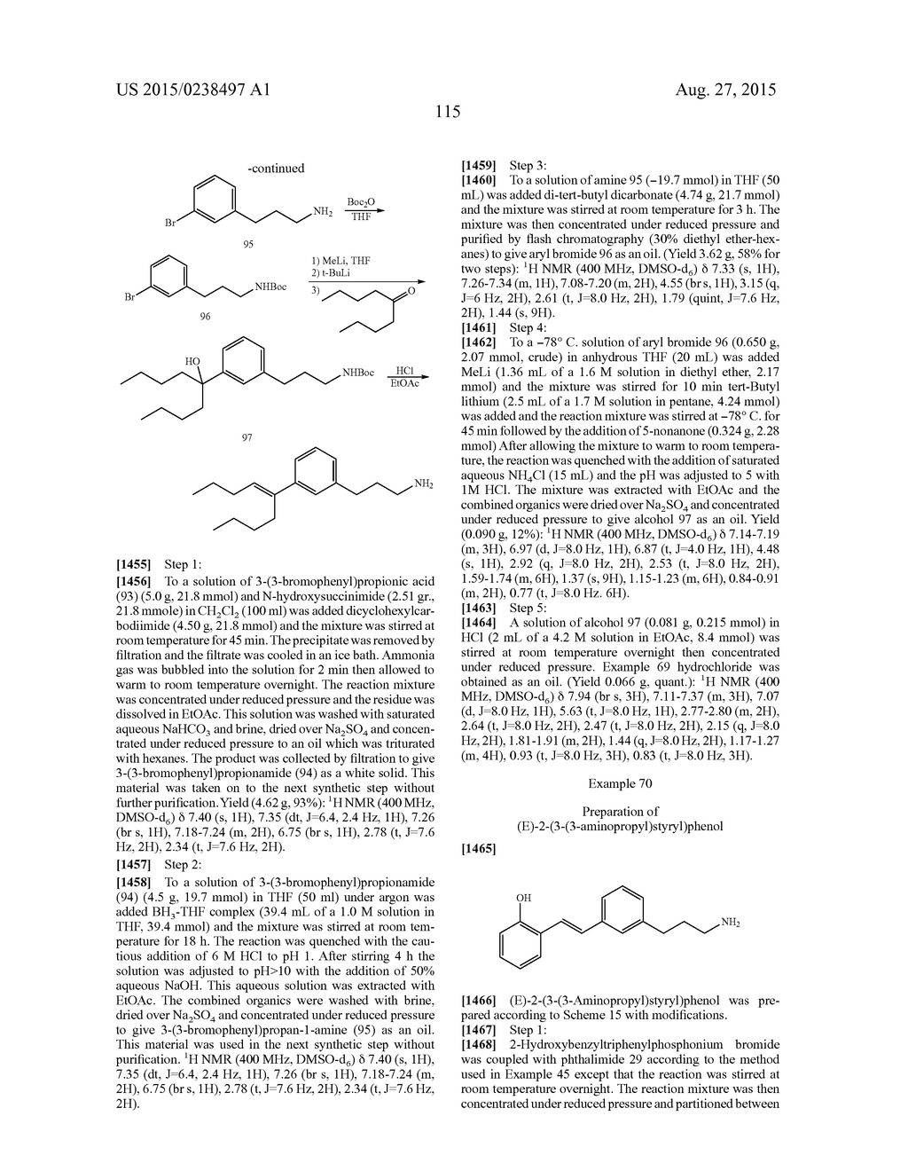 STYRENYL DERIVATIVE COMPOUNDS FOR TREATING OPHTHALMIC DISEASES AND     DISORDERS - diagram, schematic, and image 118