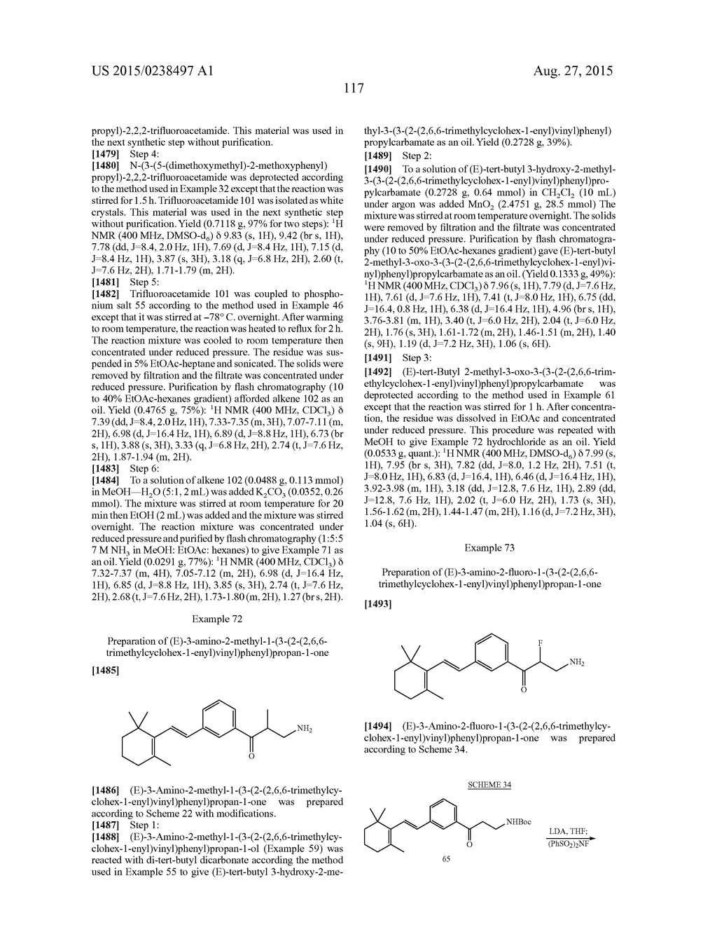 STYRENYL DERIVATIVE COMPOUNDS FOR TREATING OPHTHALMIC DISEASES AND     DISORDERS - diagram, schematic, and image 120