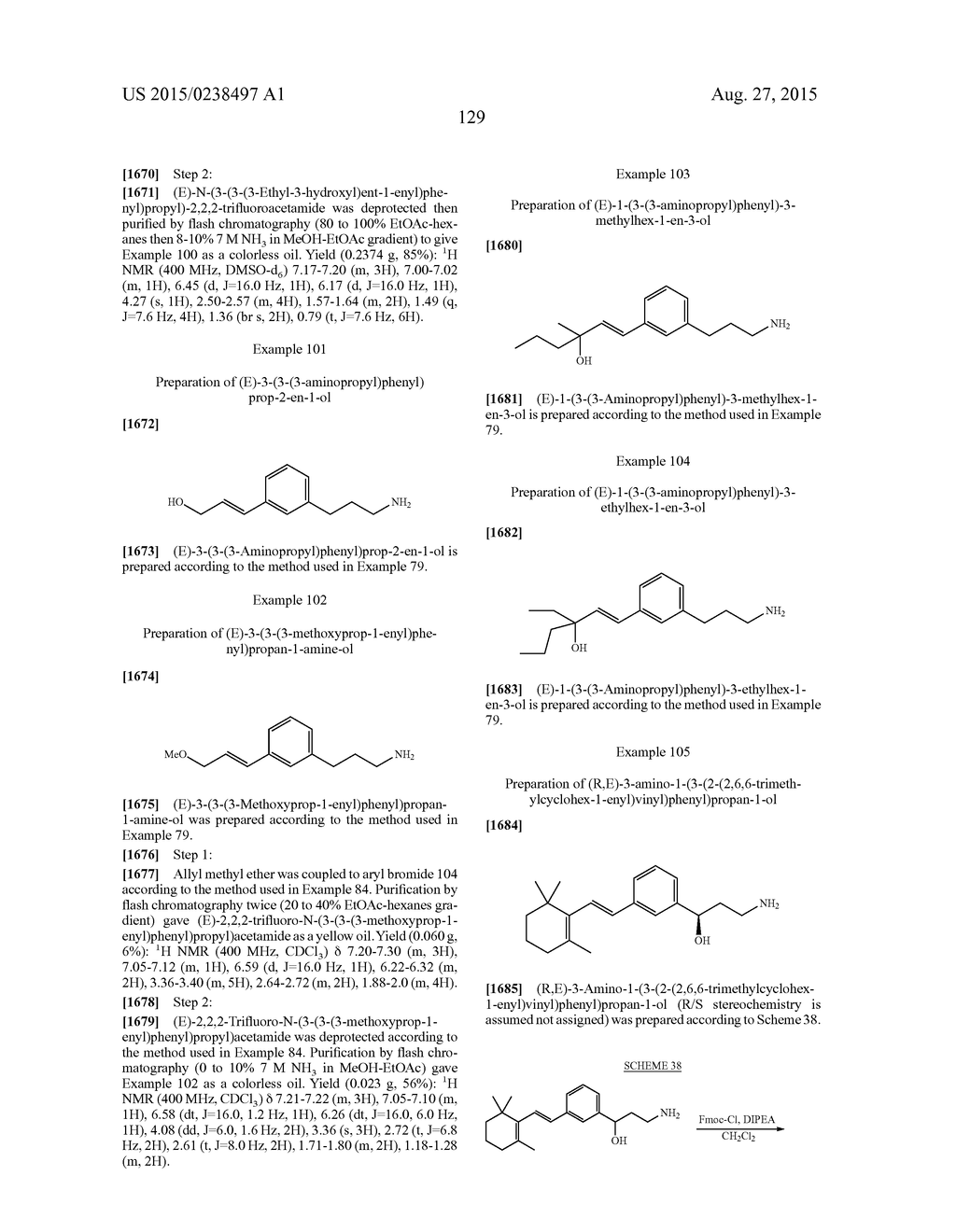 STYRENYL DERIVATIVE COMPOUNDS FOR TREATING OPHTHALMIC DISEASES AND     DISORDERS - diagram, schematic, and image 132