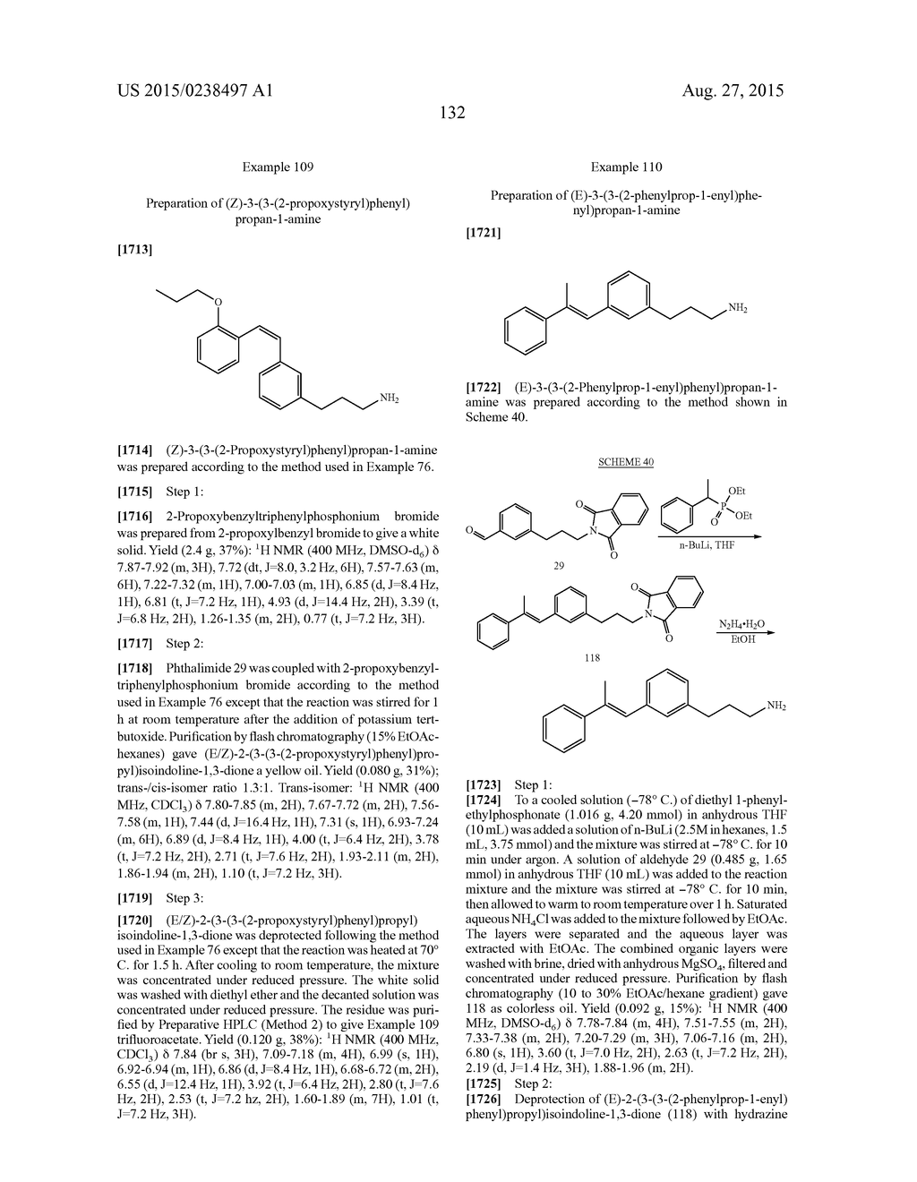 STYRENYL DERIVATIVE COMPOUNDS FOR TREATING OPHTHALMIC DISEASES AND     DISORDERS - diagram, schematic, and image 135