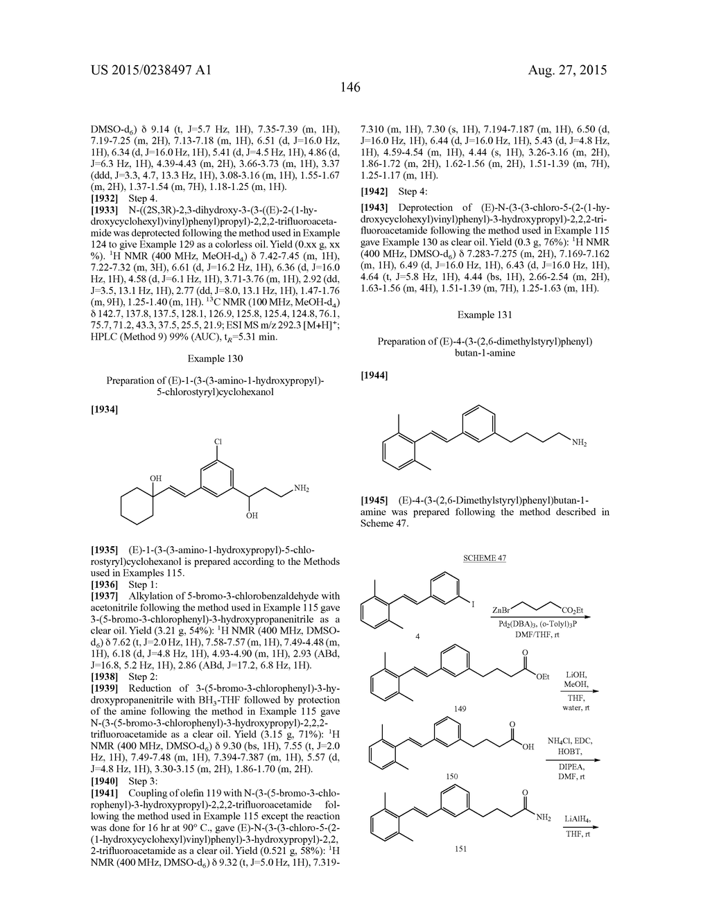 STYRENYL DERIVATIVE COMPOUNDS FOR TREATING OPHTHALMIC DISEASES AND     DISORDERS - diagram, schematic, and image 149
